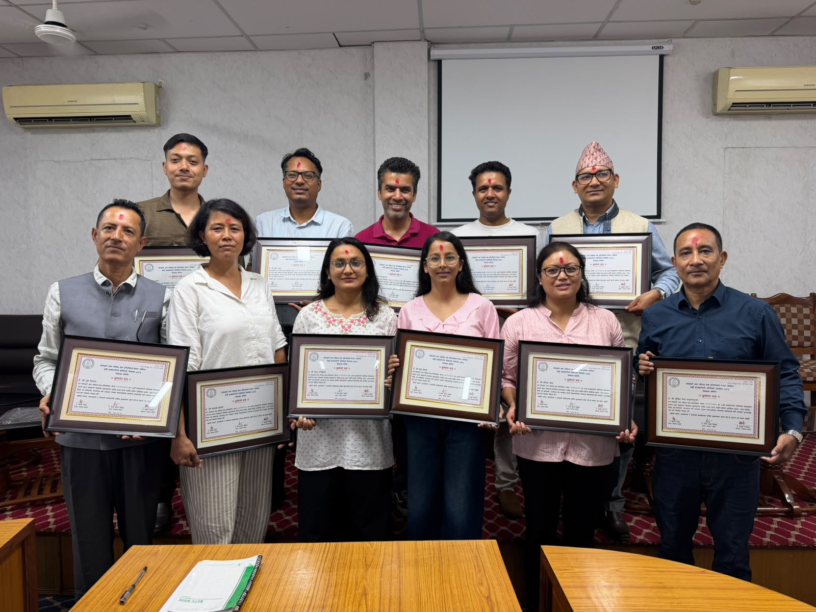Announcement of the 12th Executive Committee of the Society of Public Health Engineers, Nepal (SOPHEN)